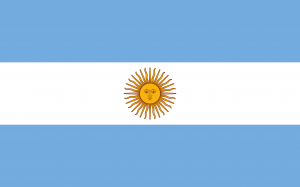 Bandeira da Argentina.