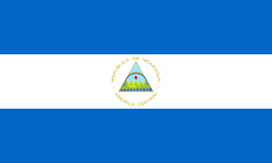 Bandeira da Nicarágua.