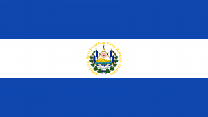 Bandeira de El Salvador.