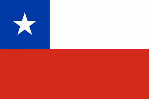 Bandeira do Chile.
