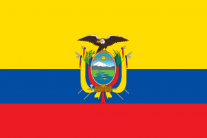 Bandeira do Equador.