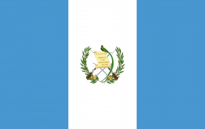 Bandeira da Guatemala.