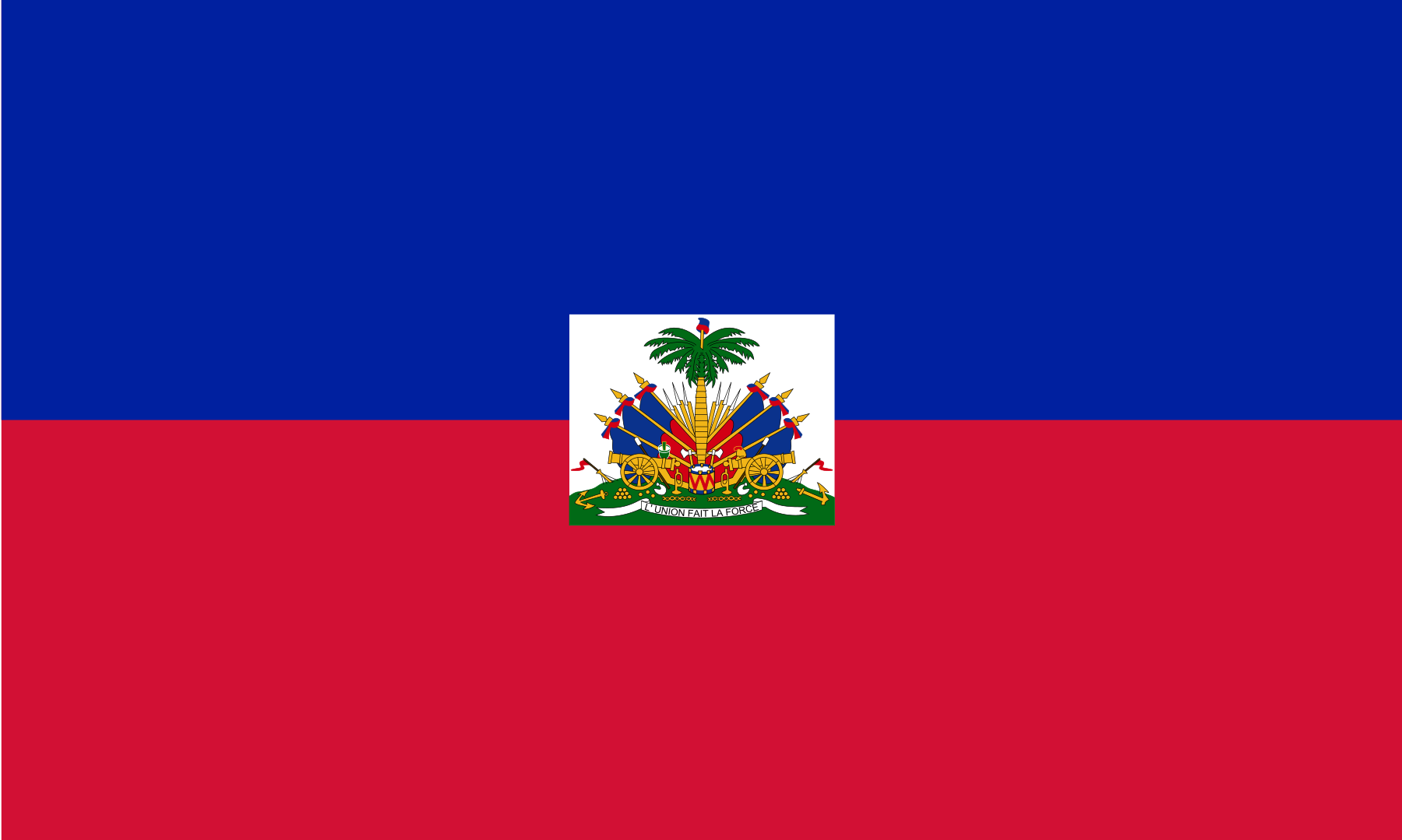 Bandeira do Haiti.