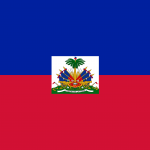 Bandeira do Haiti.