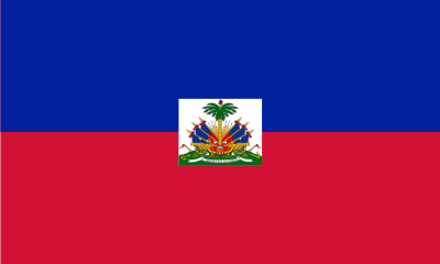 Bandeira do Haiti.