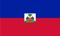Bandeira do Haiti.